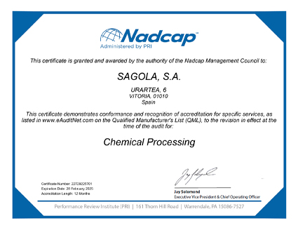 Nadcap Certificate