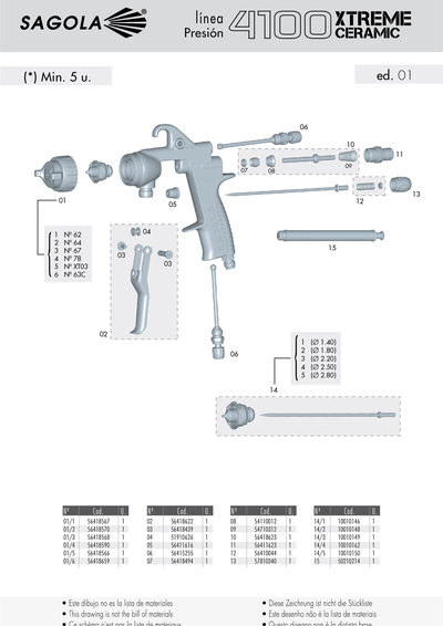 Pistol 4100 XTREME Ceramic