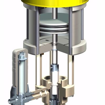 PNEUMATIC BODY ANODIZED FORGED ALUMINIUM